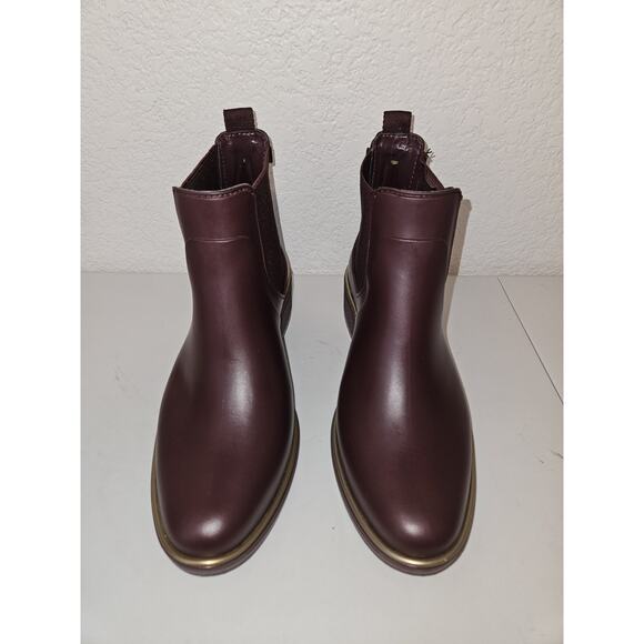 KATE SPADE Solstice Rain Boots in Cherrywood Size 8 EUC - Picture 3 of 11
